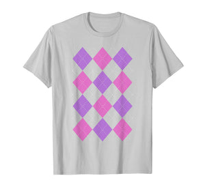 Kpop Baby Pink Color Argyle for Girls Kids Men Women K-Pop T-Shirt