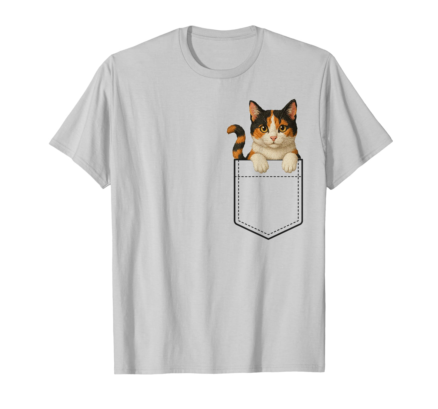 Funny Calico Cat Feline Lover for Women Men Adults Kids T-Shirt