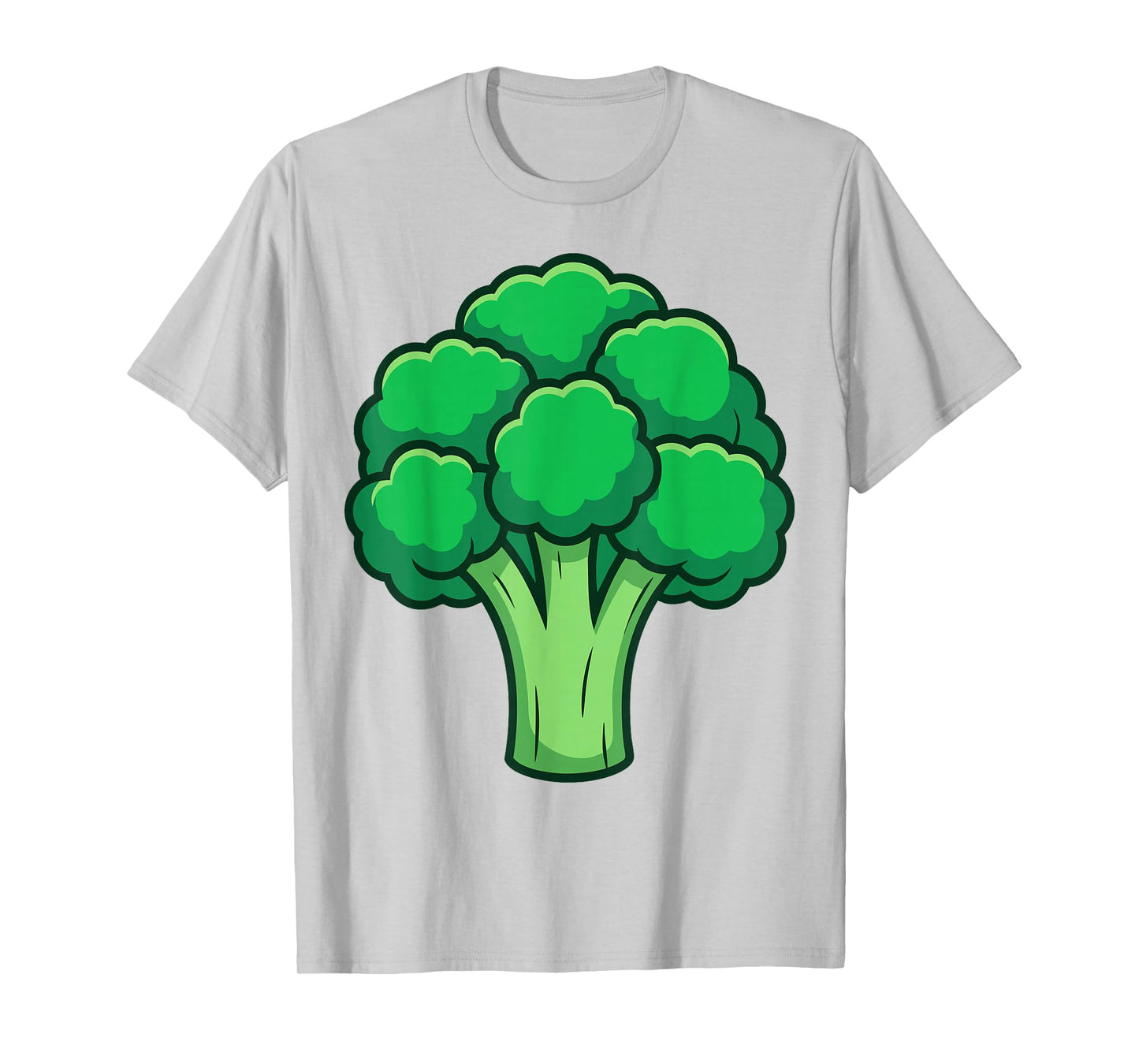 Broccoli Shirt Adult Kids Men Women Green Broccoli Costume T-Shirt