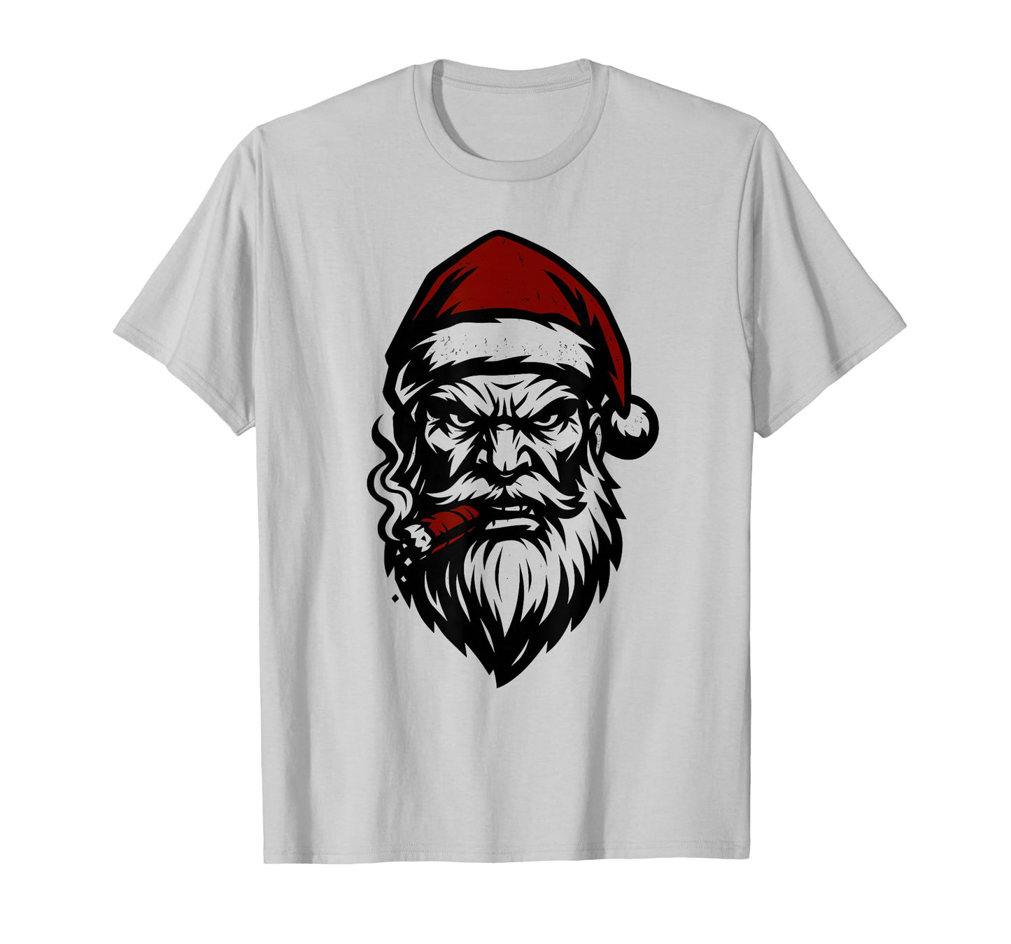 Savage Santa Claus Smoking Cigar Christmas T-Shirt