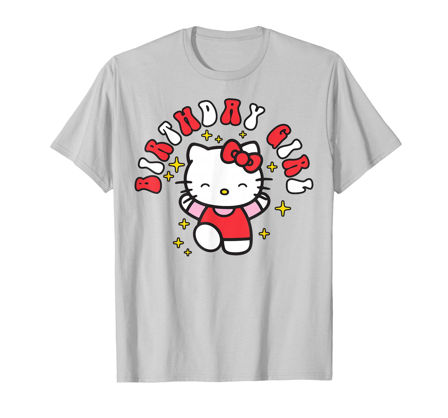 Hello Kitty Birthday Girl Hello Kitty Glimmering Happy Cheer T-Shirt