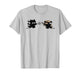 Cute Ninja Cat vs Dog, Kawaii Ninja Pets T-Shirt