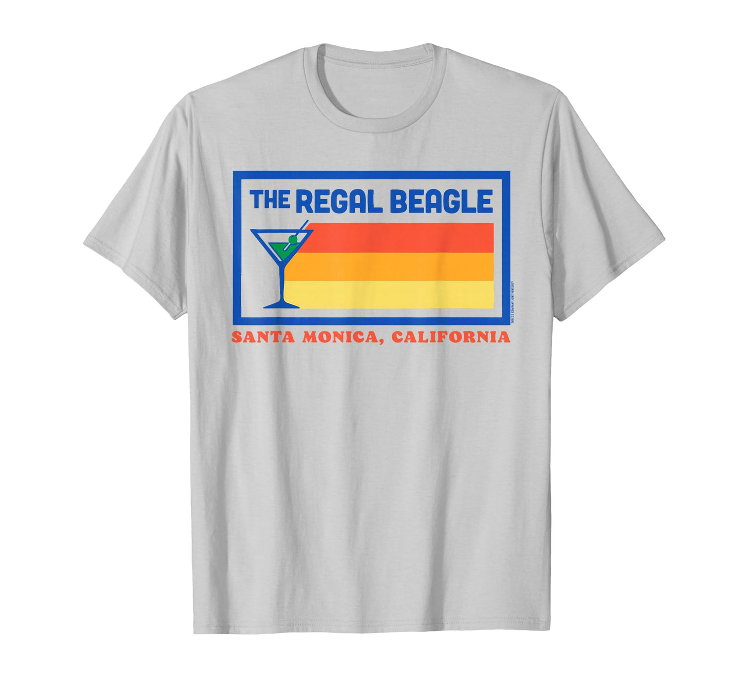 Regal Beagle Cocktail Lounge Three's Company Chromatic 80s T-Shirt