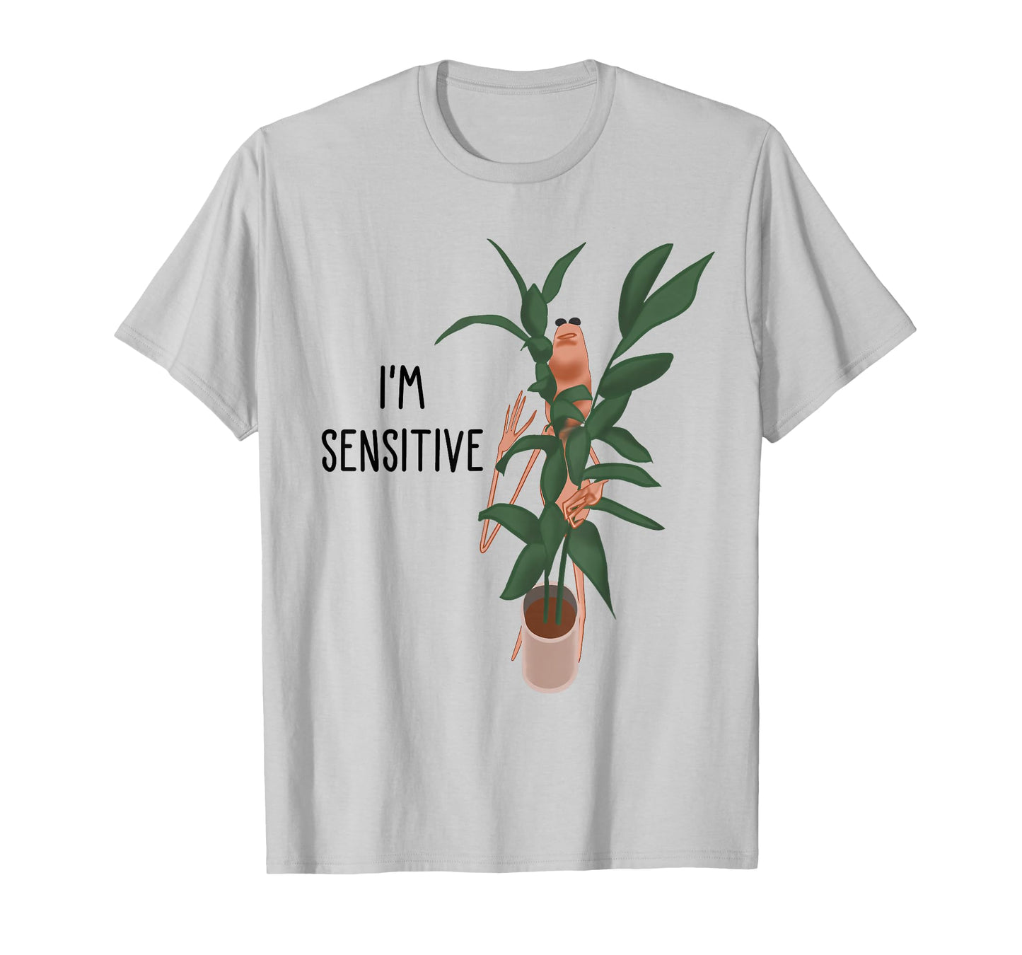 Marcus The Worm I’m Sensitive Funny Meme Brain Rot T-Shirt