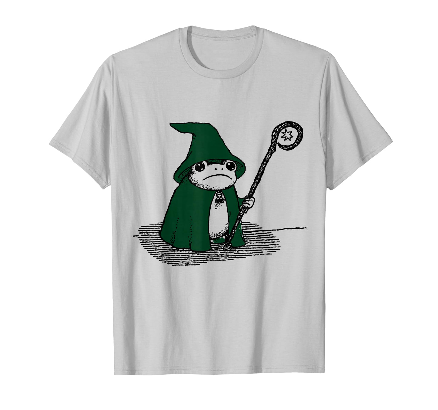 Enchanted Frog Wizard T-Shirt – Magical Toad Frogcore T-Shirt