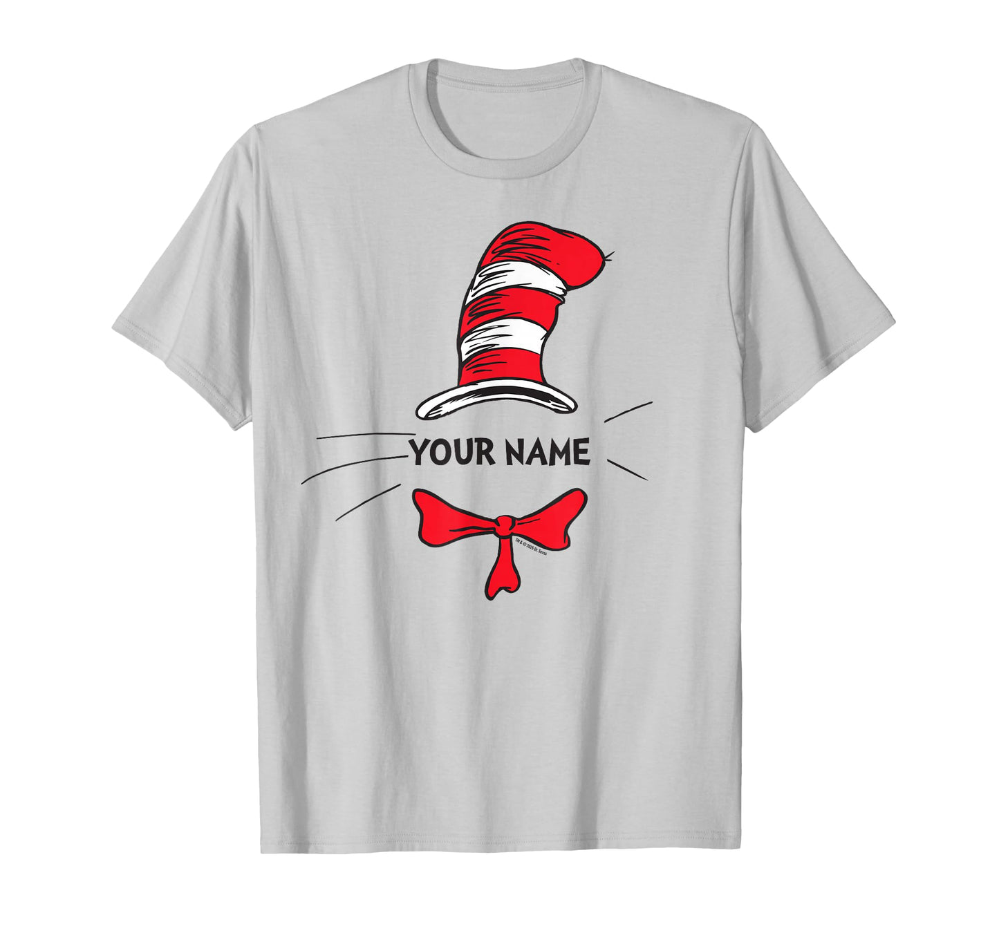 Cat in The Hat Personalized T-Shirt for Teacher, Friend, Kid