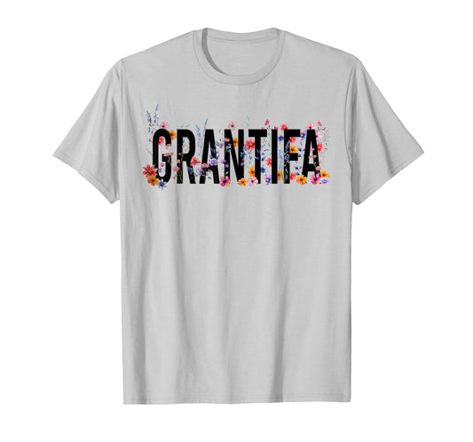 Funny I Am Grantifa Vintage Floral Women T-Shirt