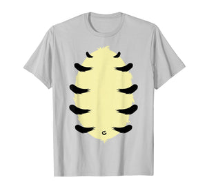 Orange Tiger Belly Hairy Costume Halloween Animal T-Shirt
