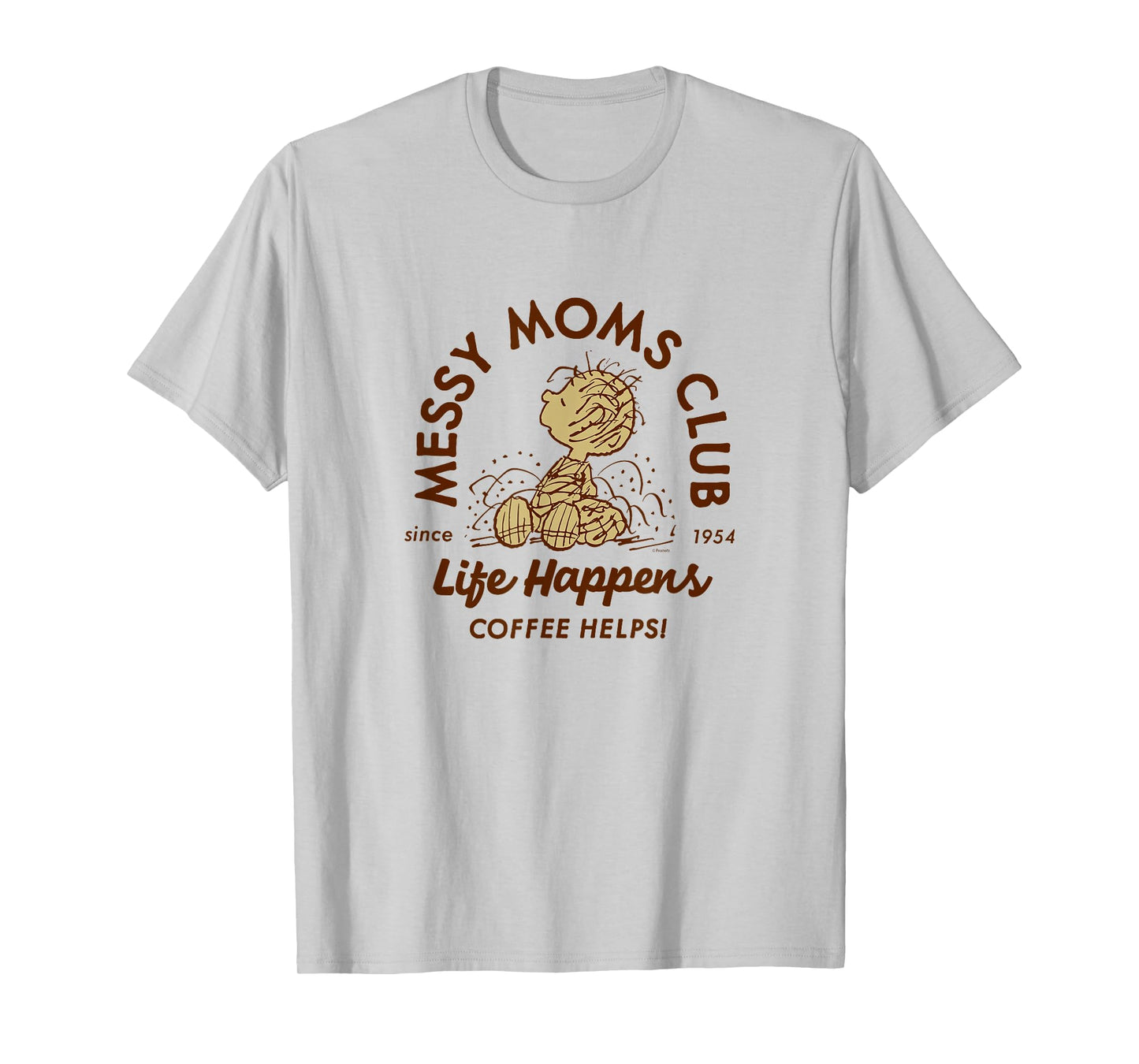 Pigpen - Messy Moms Club - Coffee Helps T-Shirt
