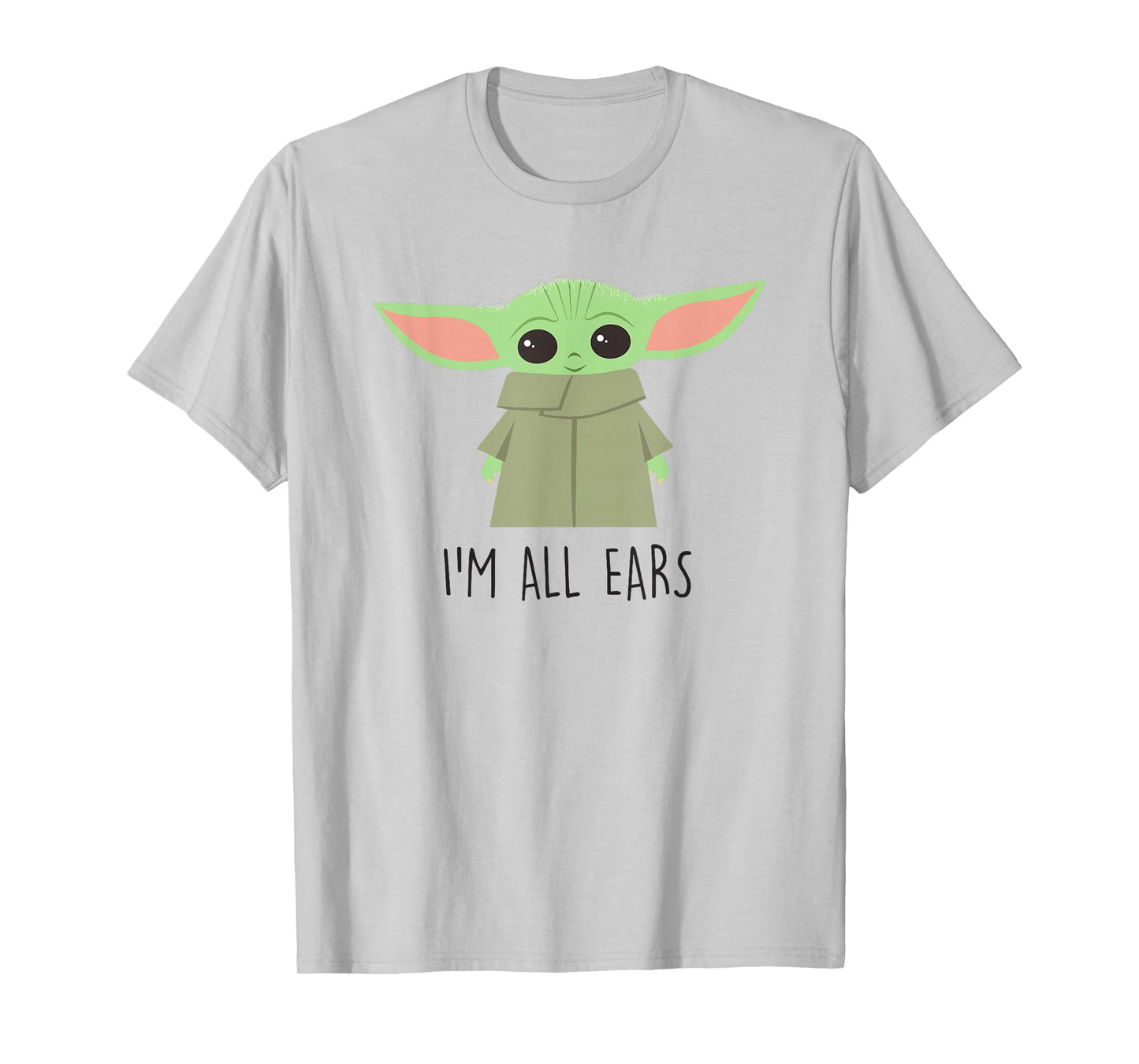 Star Wars The Mandalorian Grogu I'm All Ears Cute T-Shirt