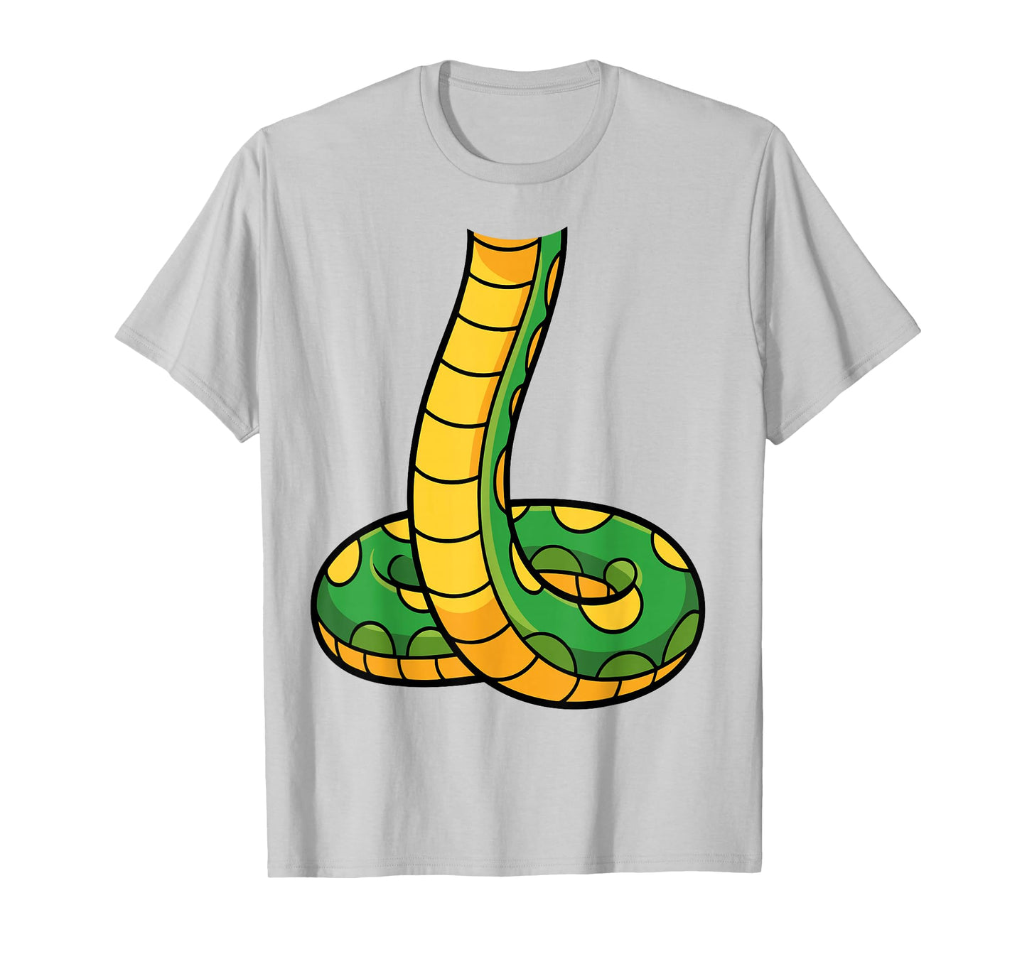 Snake Shirt Adult Men Women Kids Green Body Snake Costume T-Shirt
