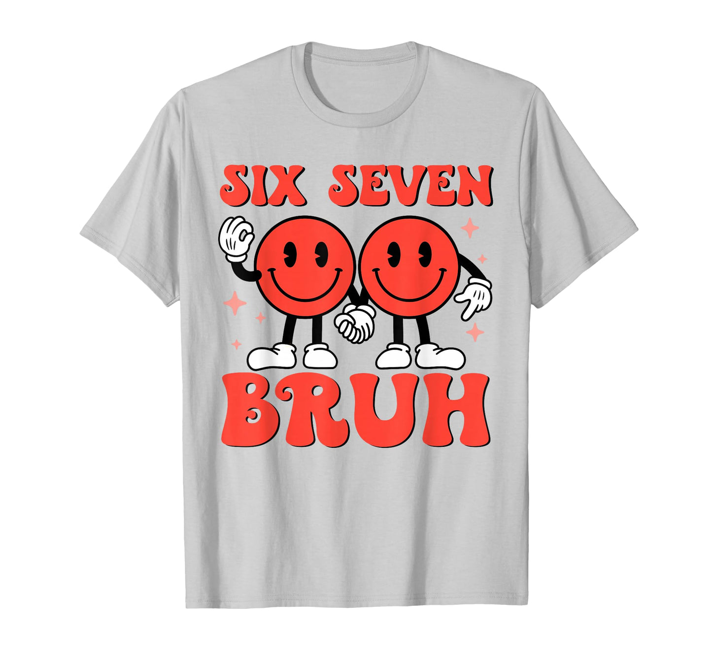 Valentine’s Day Funny 67 Meme Six Seven 6 7 Valentine Hearts T-Shirt