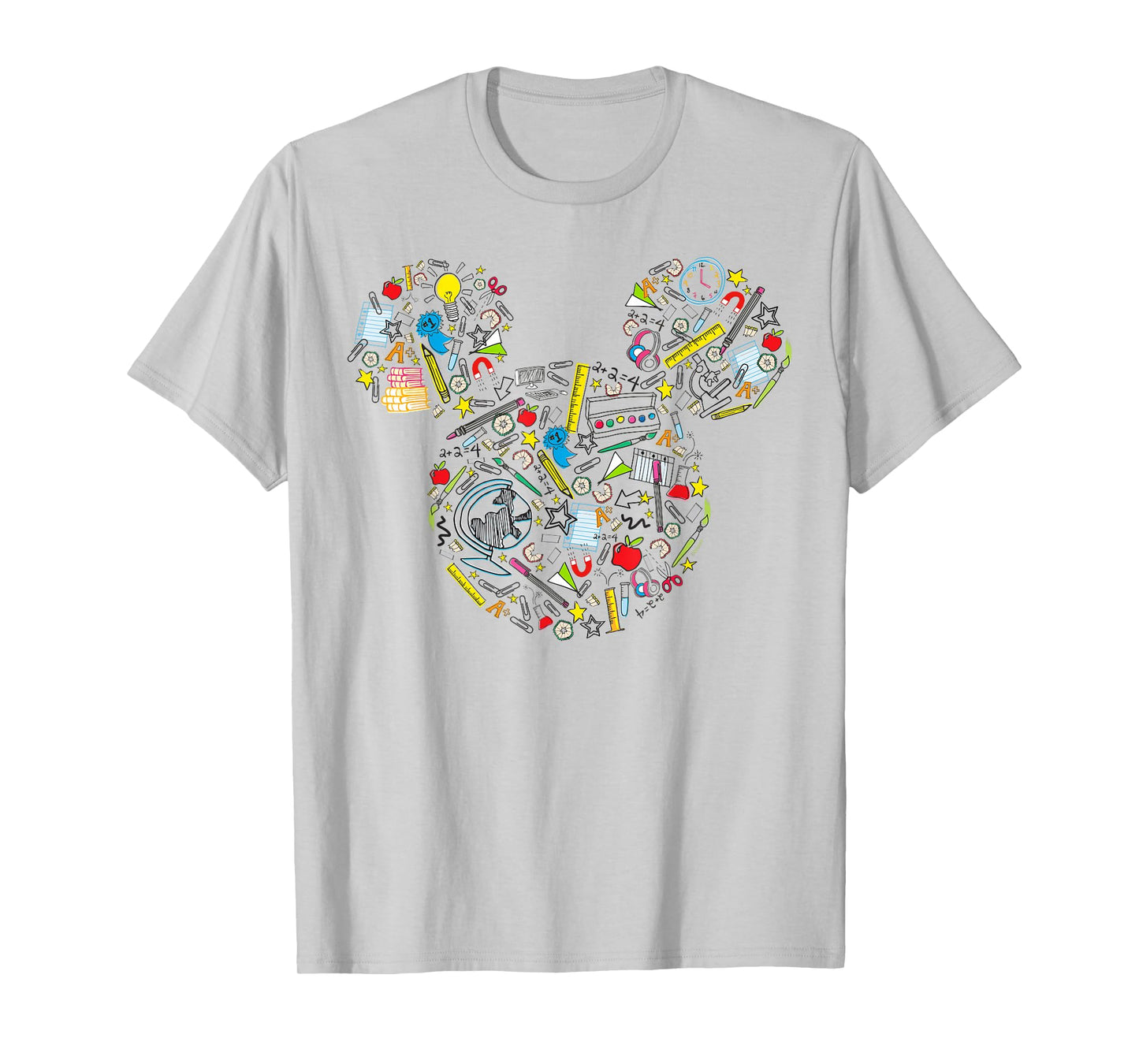 Disney Mickey Mouse Icon First 100 Days of School 100th Day T-Shirt