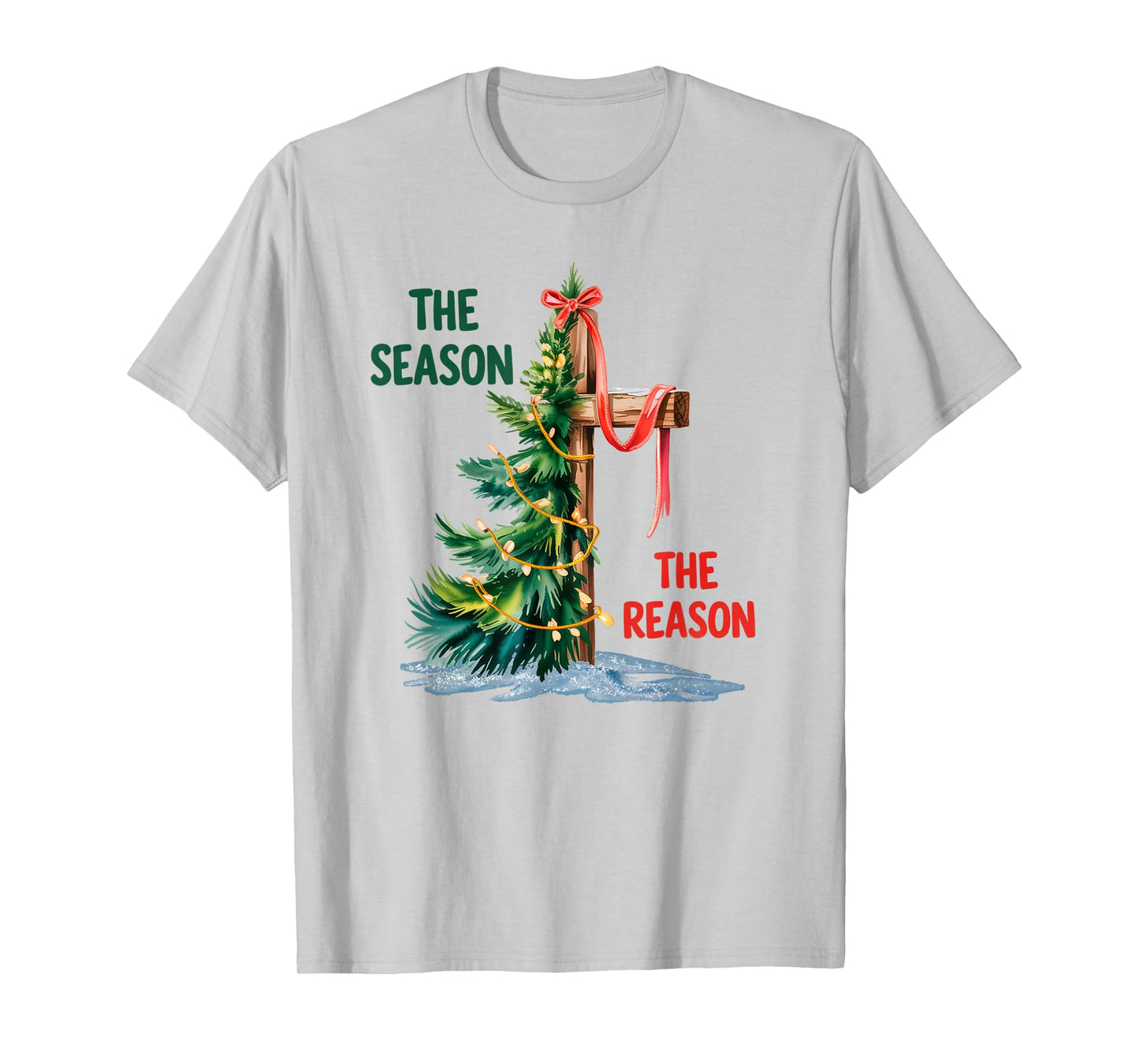 Jesus The Reason The Season Christmas Catholic Christian T-Shirt