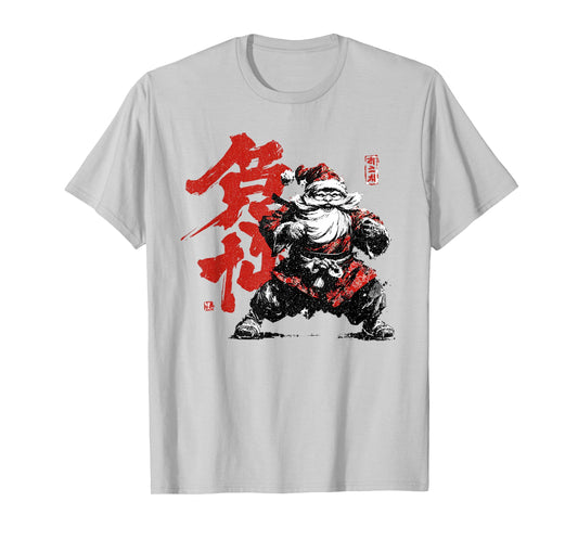 Samurai Santa Japanese Christmas T-Shirt