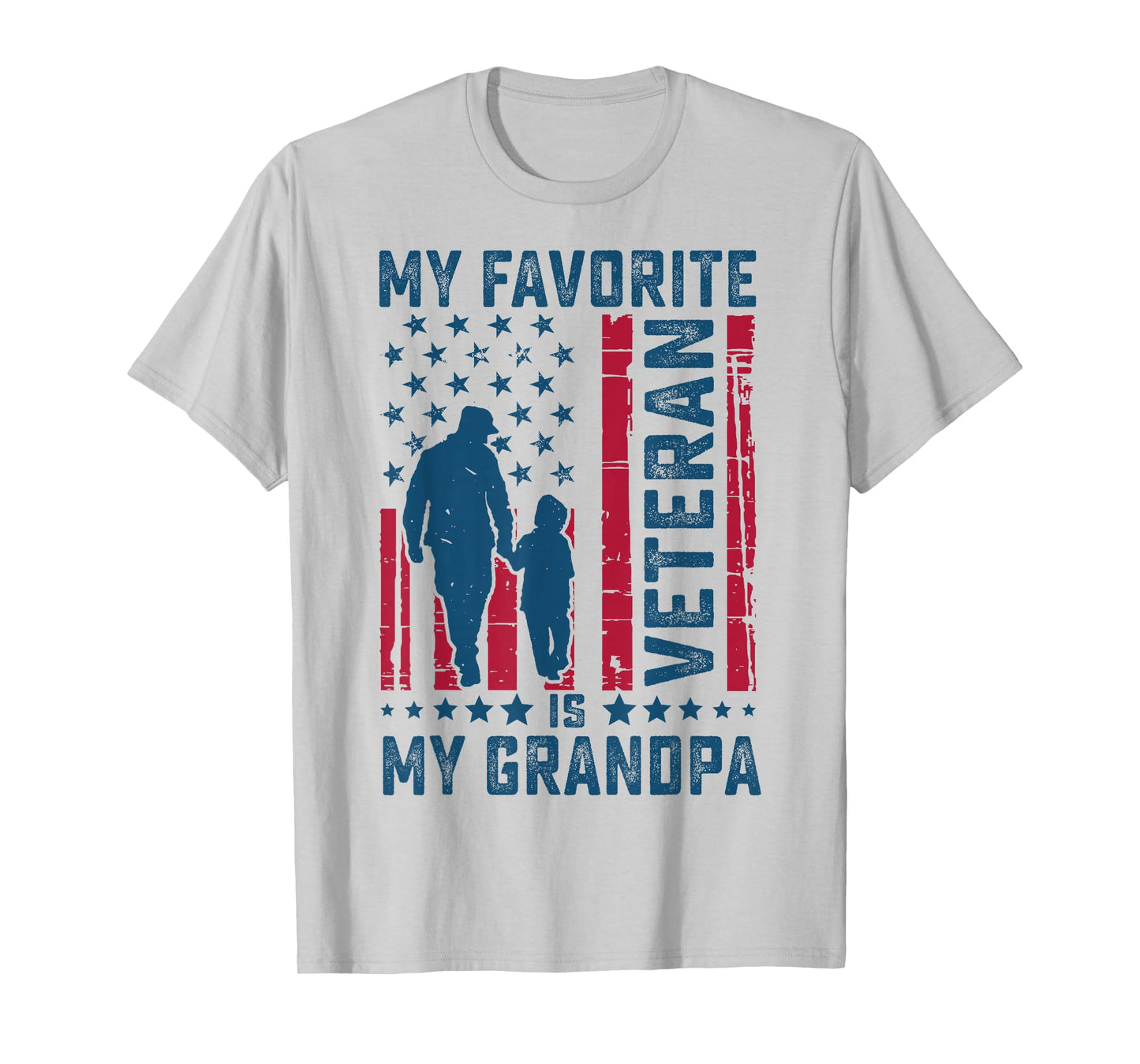 My Favorite Veteran is My Grandpa Grandfather Veterans Day T-Shirt