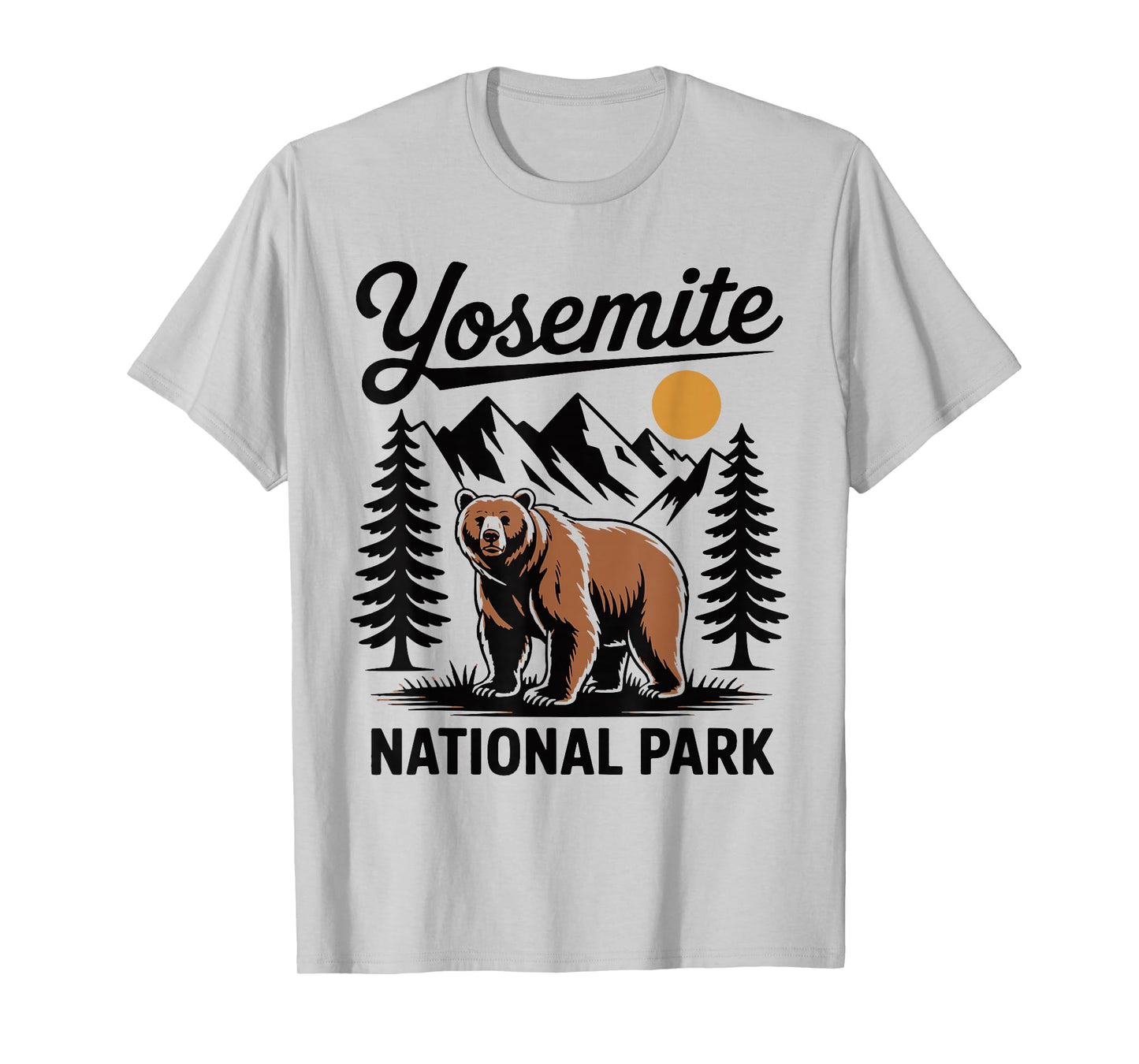 Yosemite National Park for Hikers Campers and Nature Lovers T-Shirt
