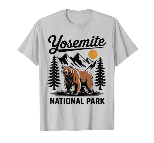 Yosemite National Park for Hikers Campers and Nature Lovers T-Shirt