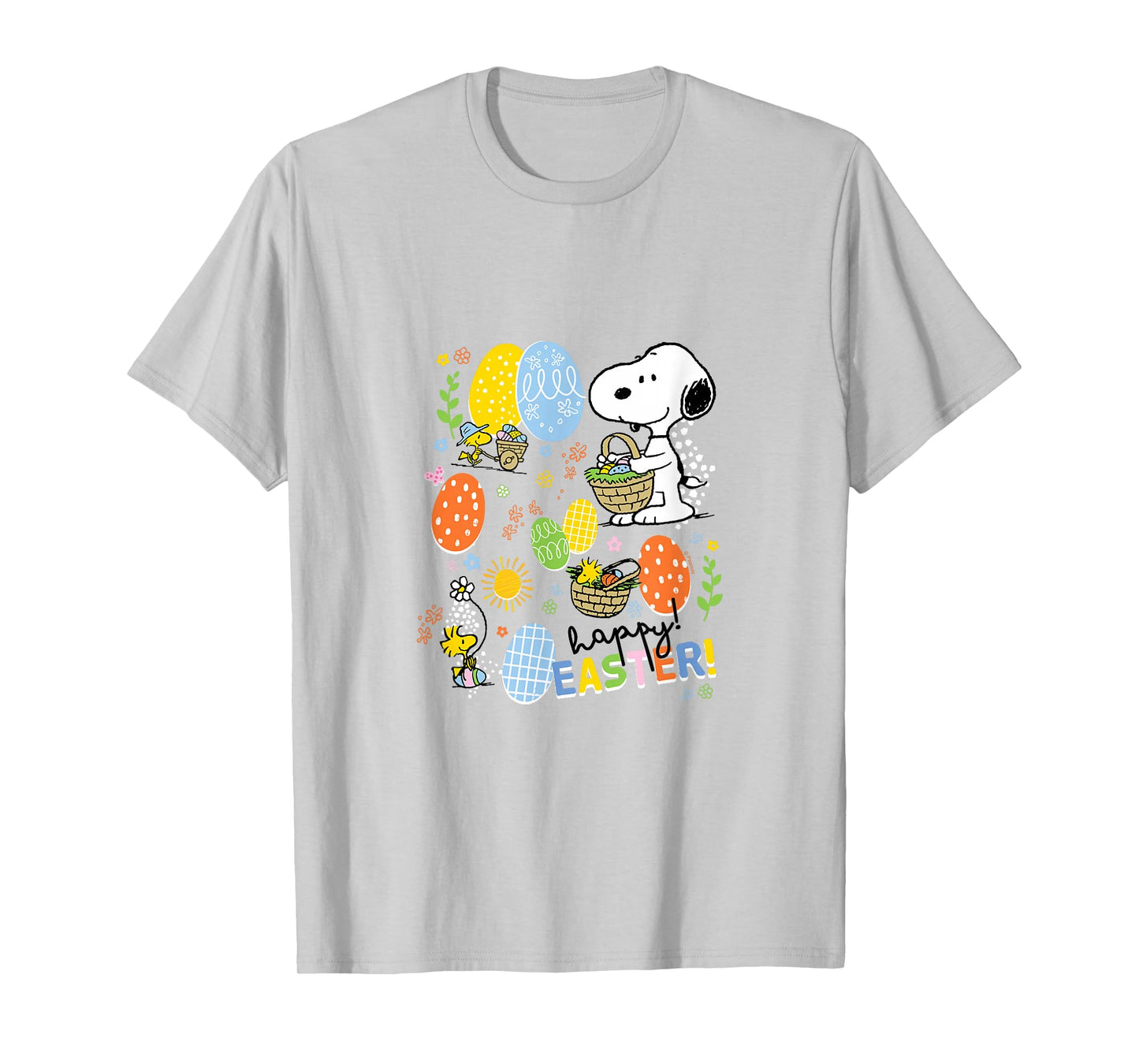 Snoopy & Woodstock - Happy Easter Grid T-Shirt