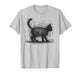 Abstract Cat Art Line T-Shirt