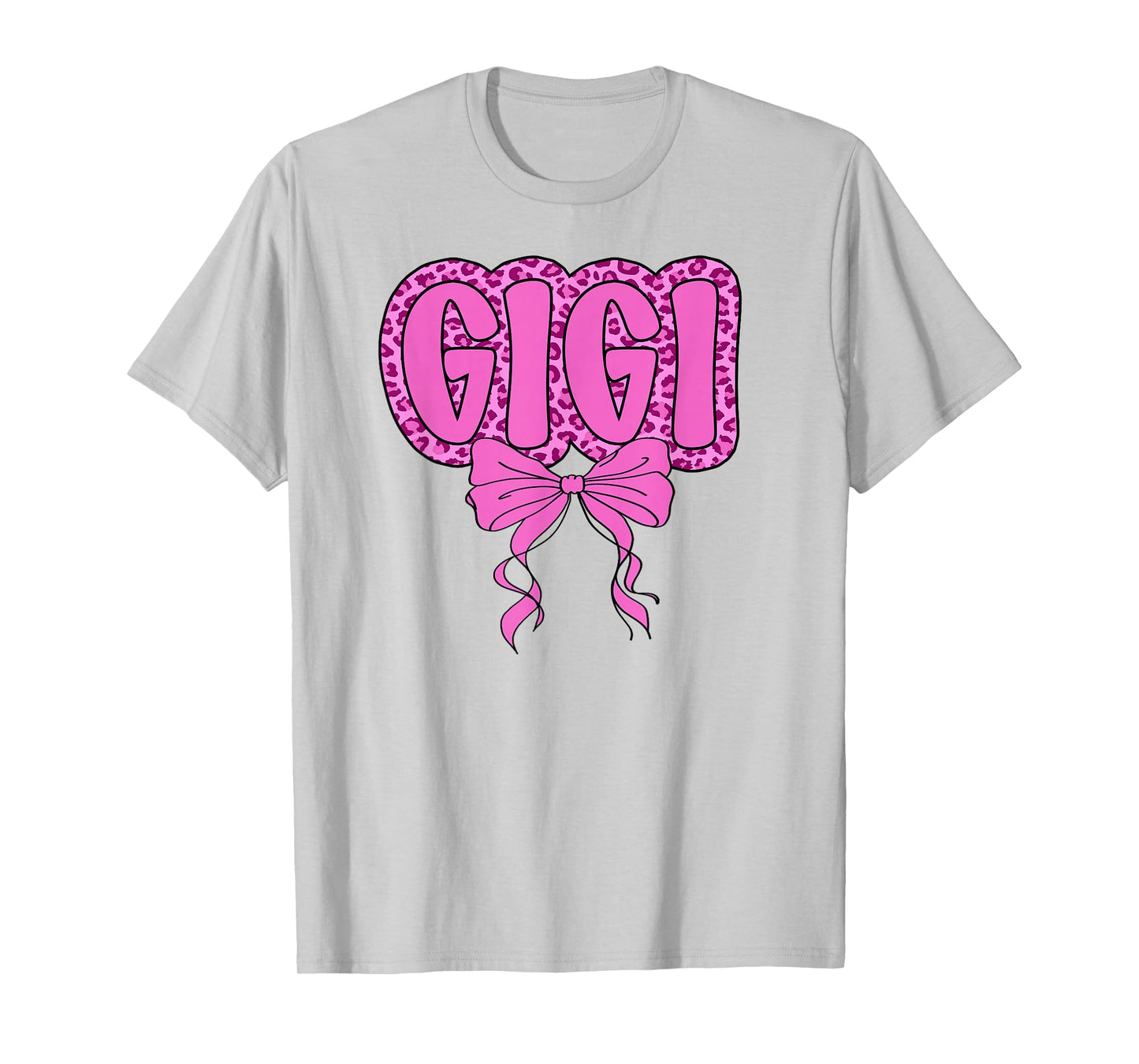 Gigi Floral Coquette Bow Pink Mother's Day Women Grandma T-Shirt