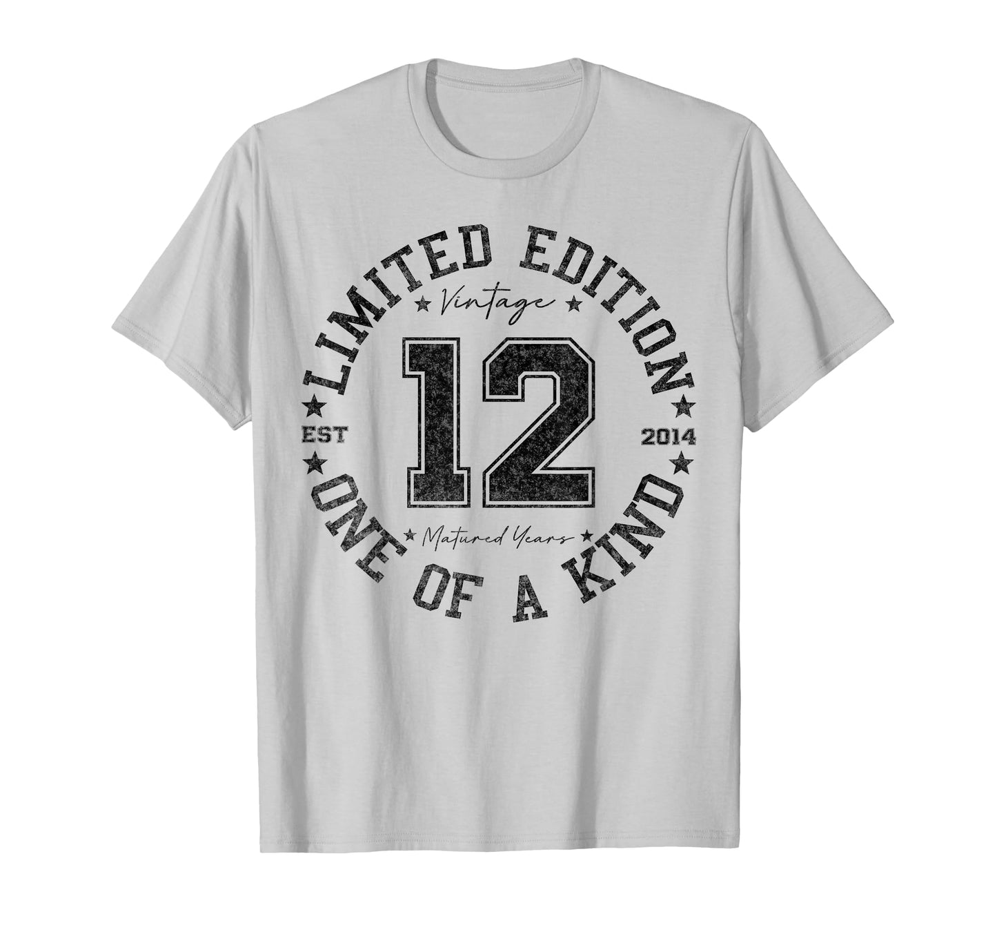 12 Year Old Gifts Vintage 2014 Limited Edition 12th Birthday T-Shirt