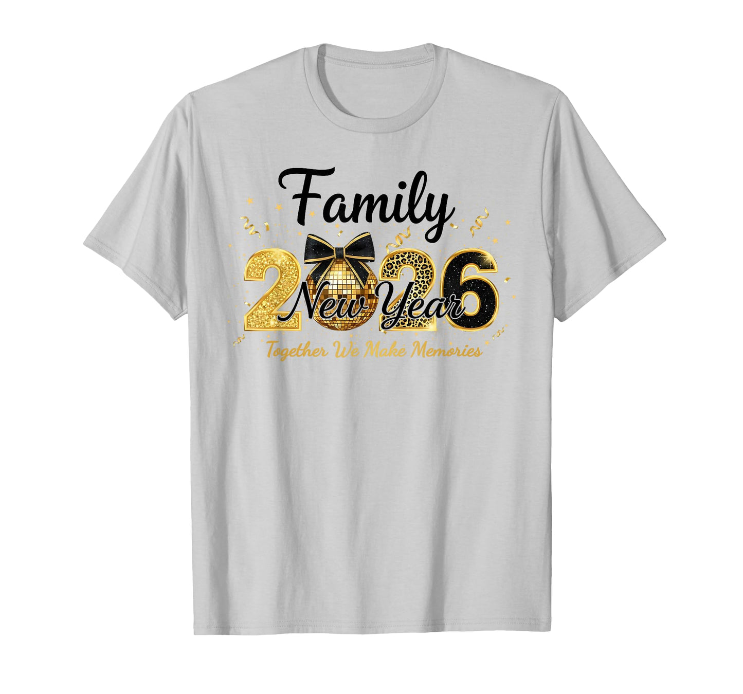 Happy New Year Crew 2026 New Year's Eve Family Matching T-Shirt