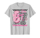 Six Seven 6 7 Leopard Checkered 67 Meme Teacher Women Girls T-Shirt