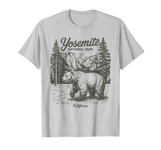 Yosemite National Park for Hikers Campers and Nature Lovers T-Shirt