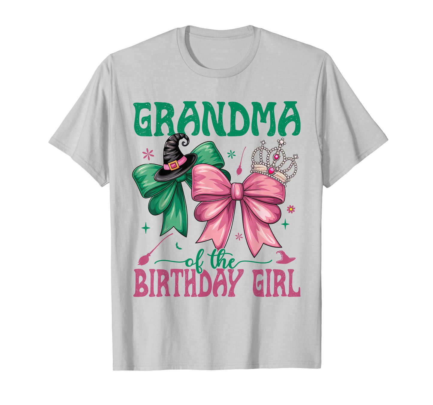 Grandma of The Birthday Girl Matching Witch Family Bday Part T-Shirt