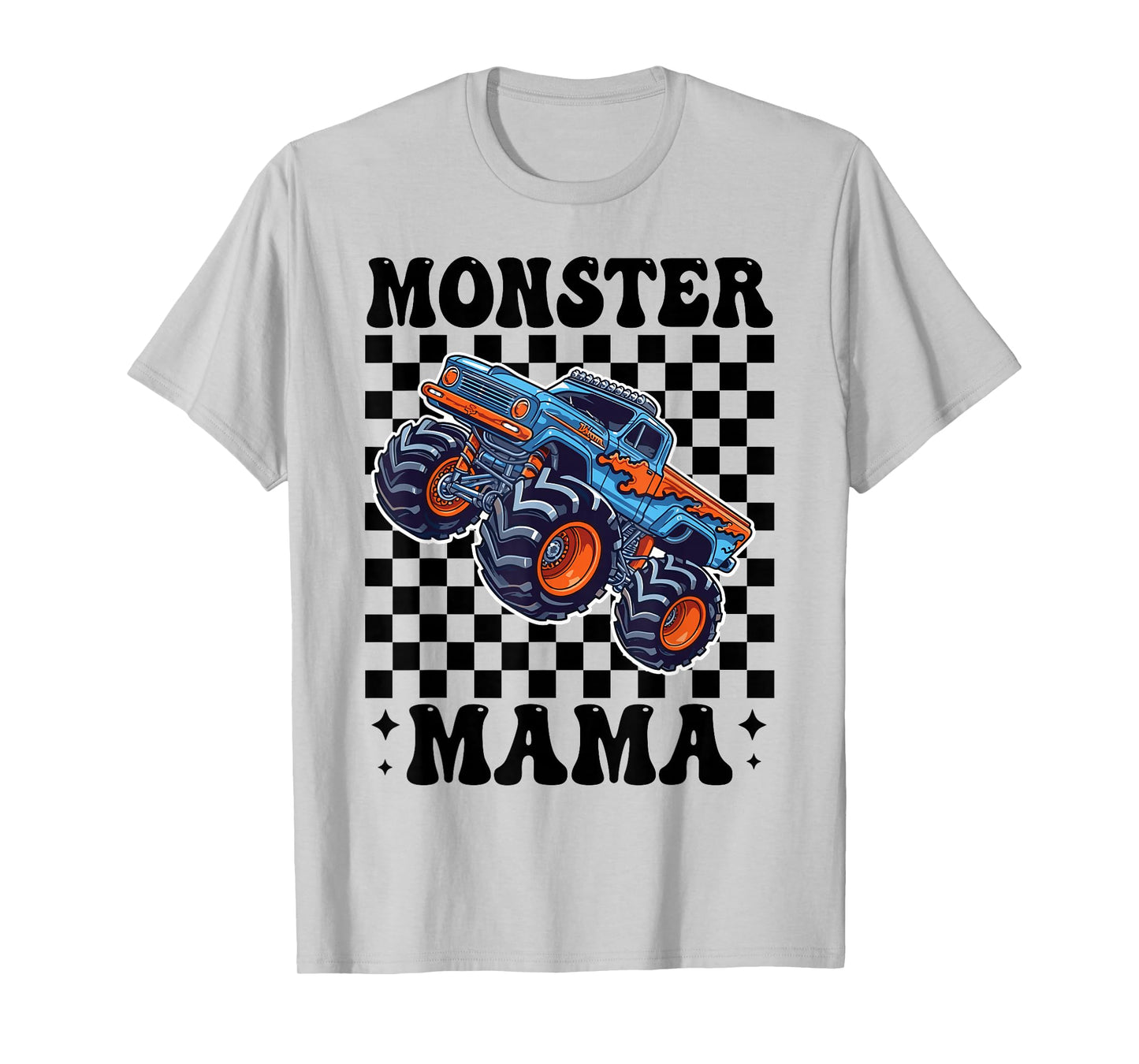 Monster Truck Mama Family Matching Monster Trucks Birthday T-Shirt
