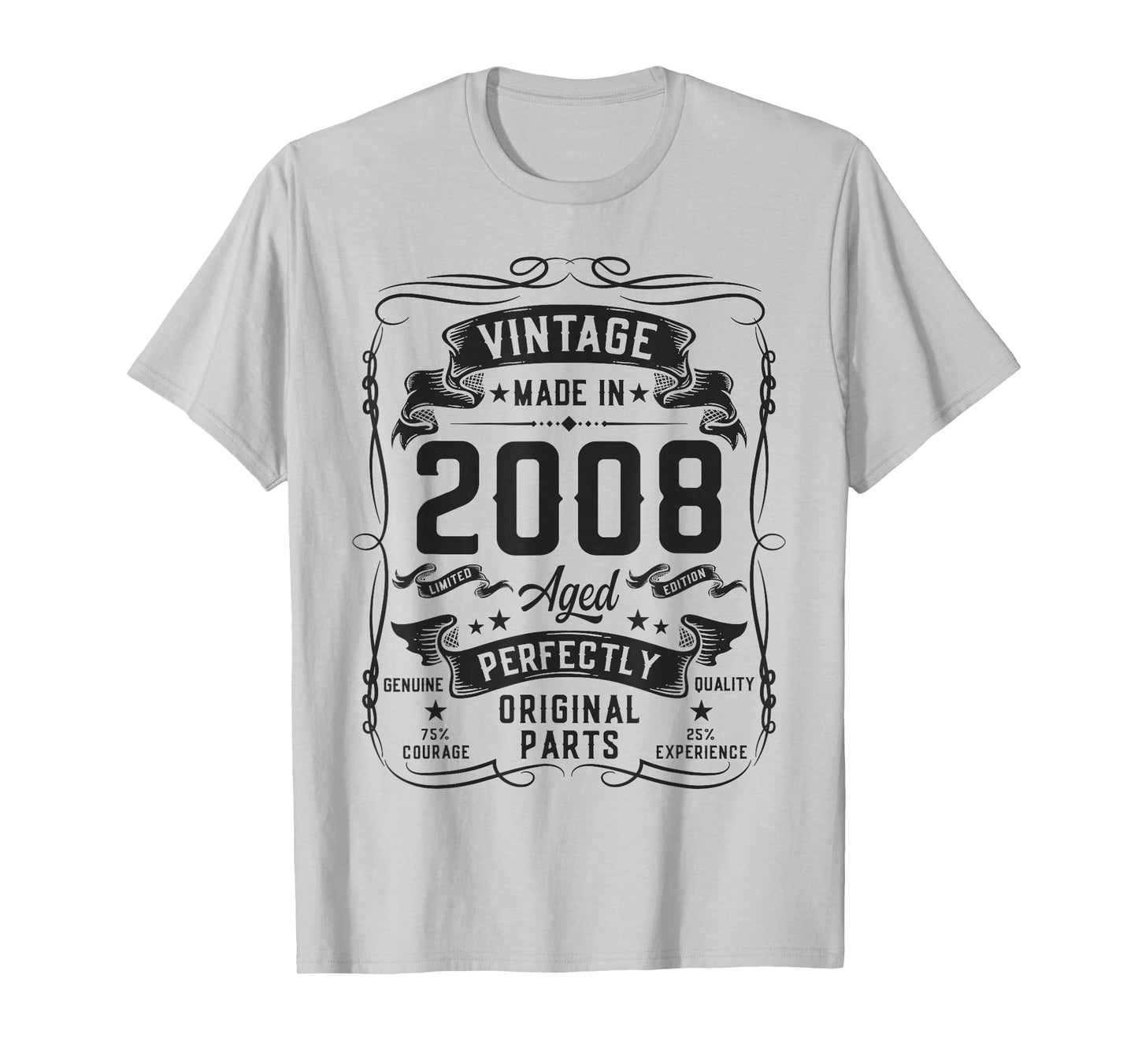 Vintage 2008 18yr 18th Birthday Gifts for Men 18 Years Old T-Shirt
