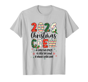 Christmas Crew 2025 Family Matching Xmas Squad Women Girls T-Shirt