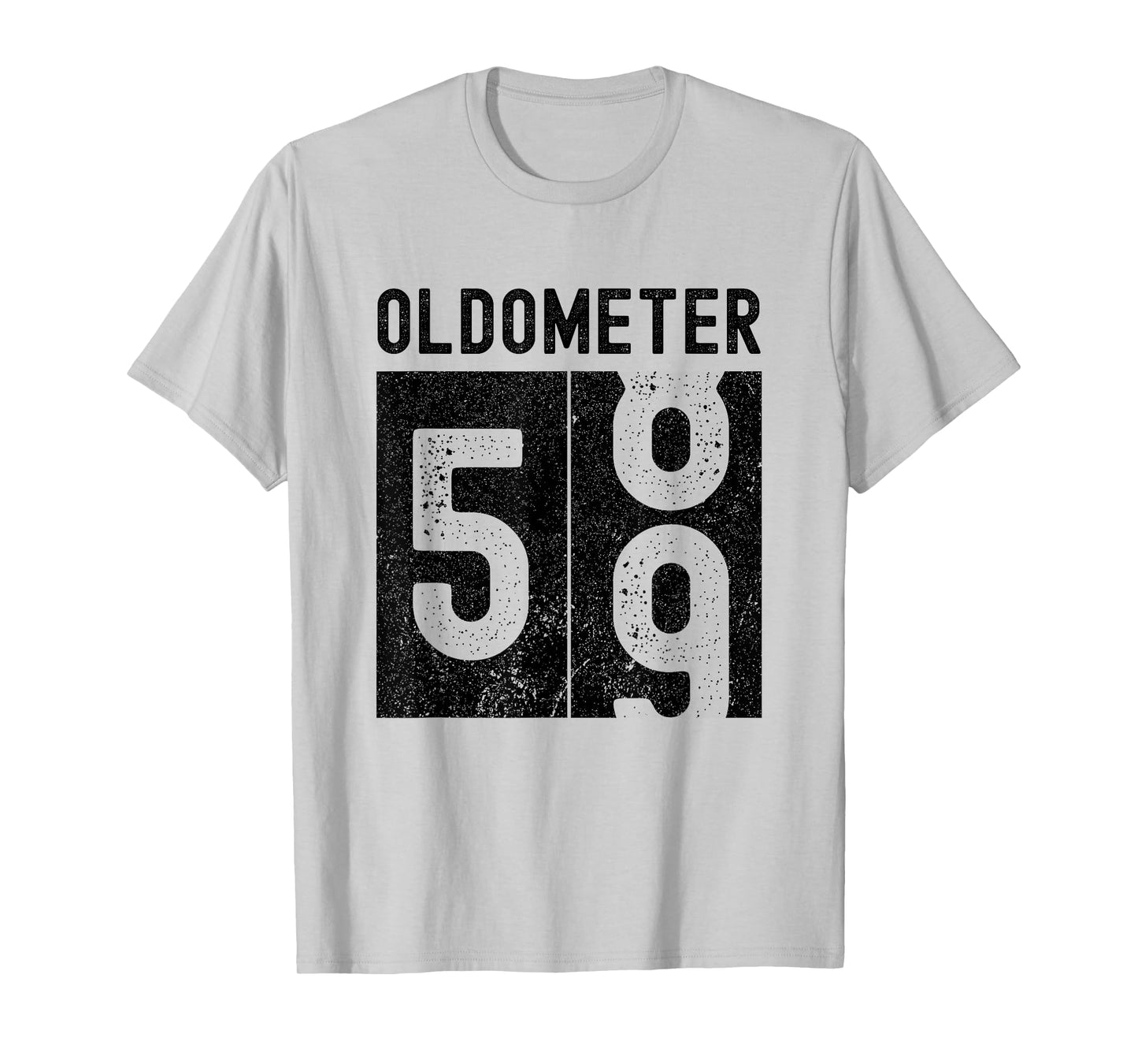 Oldometer 59th Birthday Funny Retro Turning 59 Years Old Men T-Shirt