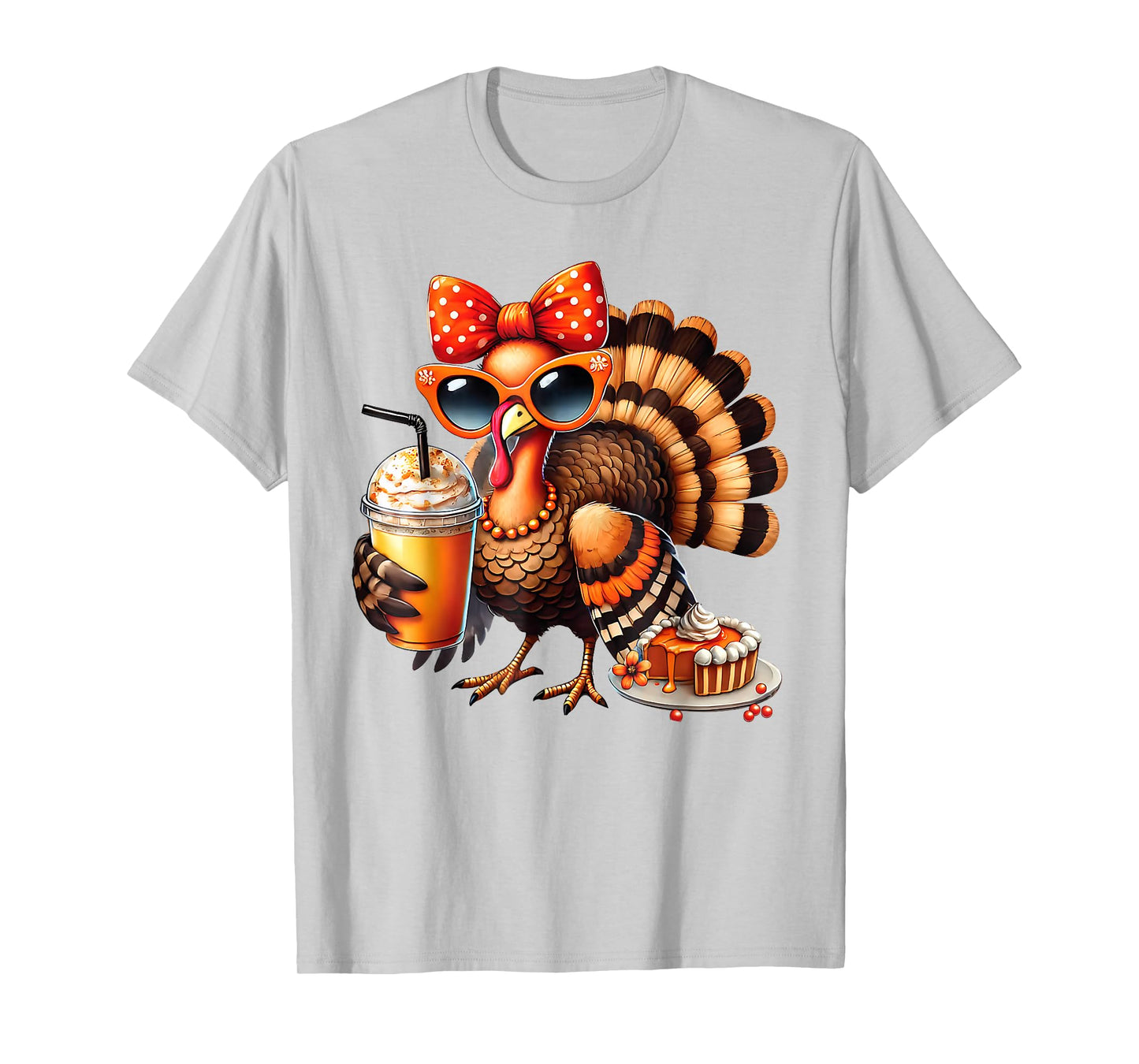 Boujee Turkey Leopard Thanksgiving Fall Chic Turkey Coffee T-Shirt