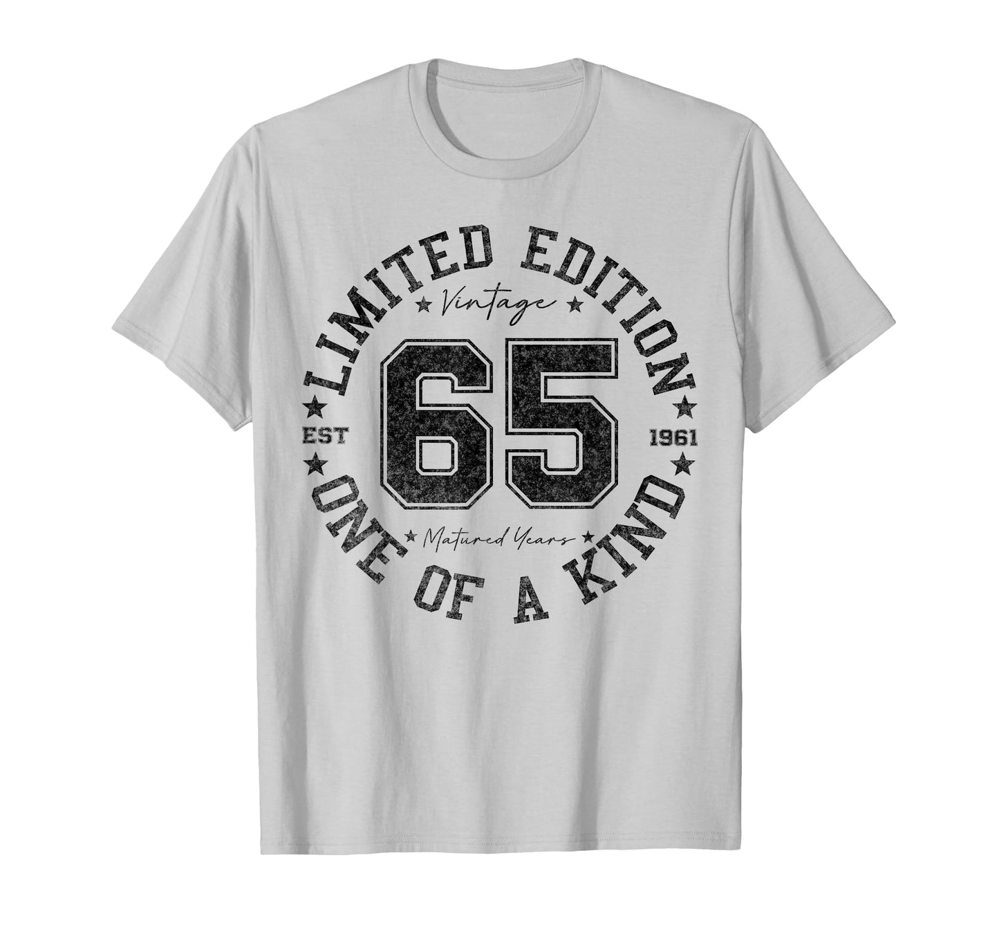 65 Year Old Gifts Vintage 1961 Limited Edition 65th Birthday T-Shirt