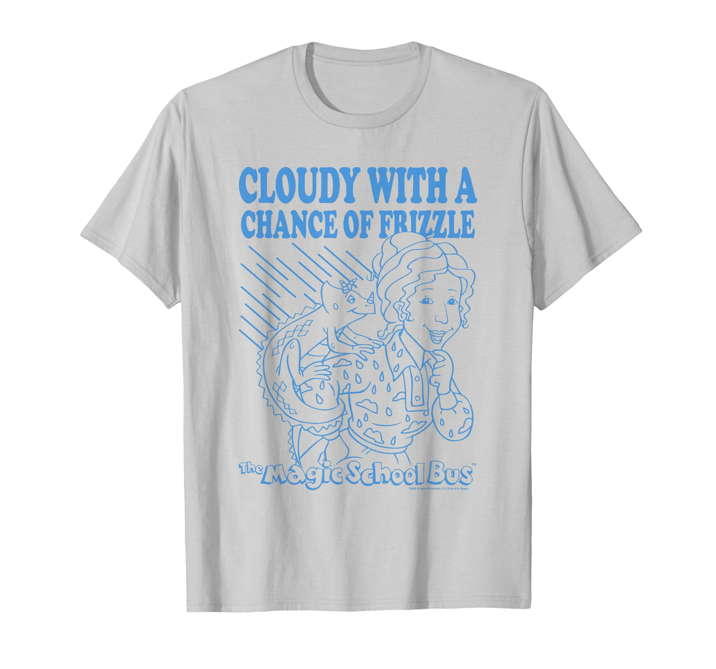 The Magic School Bus Cloudy with a Chance of Frizzle Cartoon T-Shirt