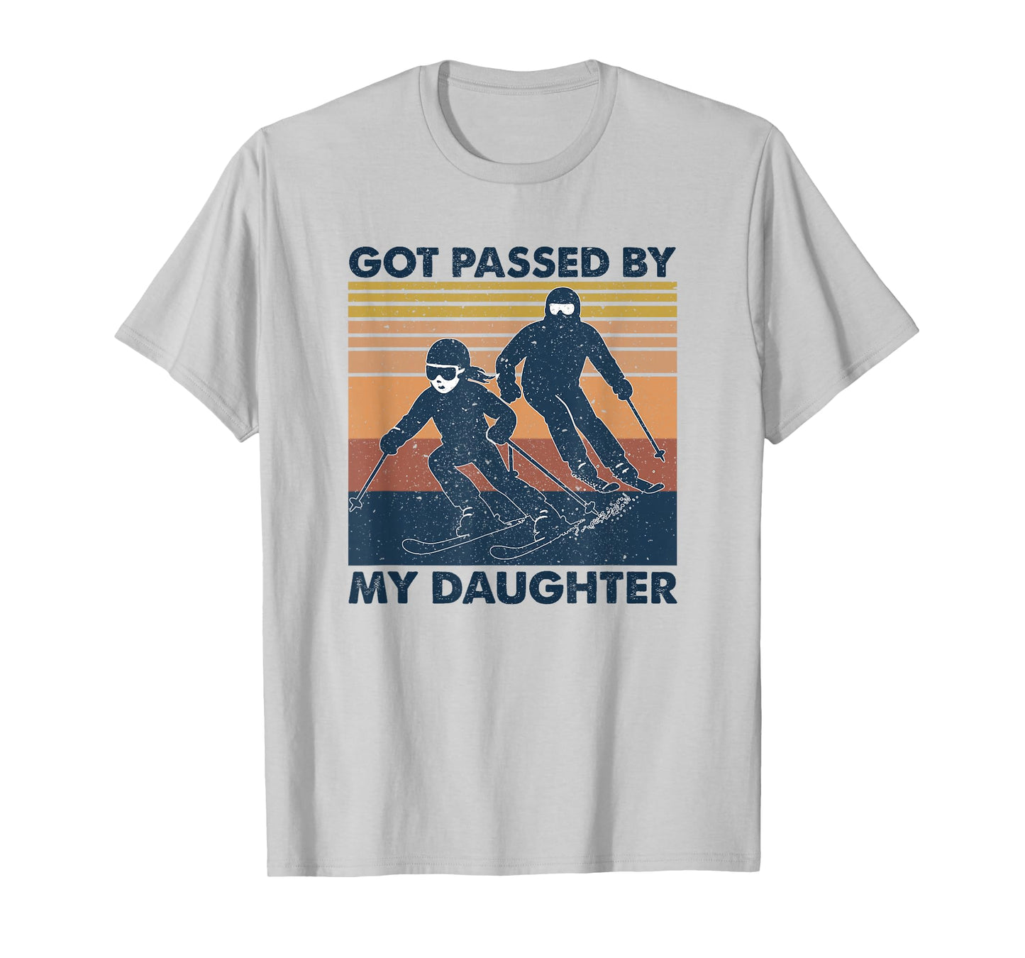 Got Passed by My Daughter Funny Skiing T-Shirt
