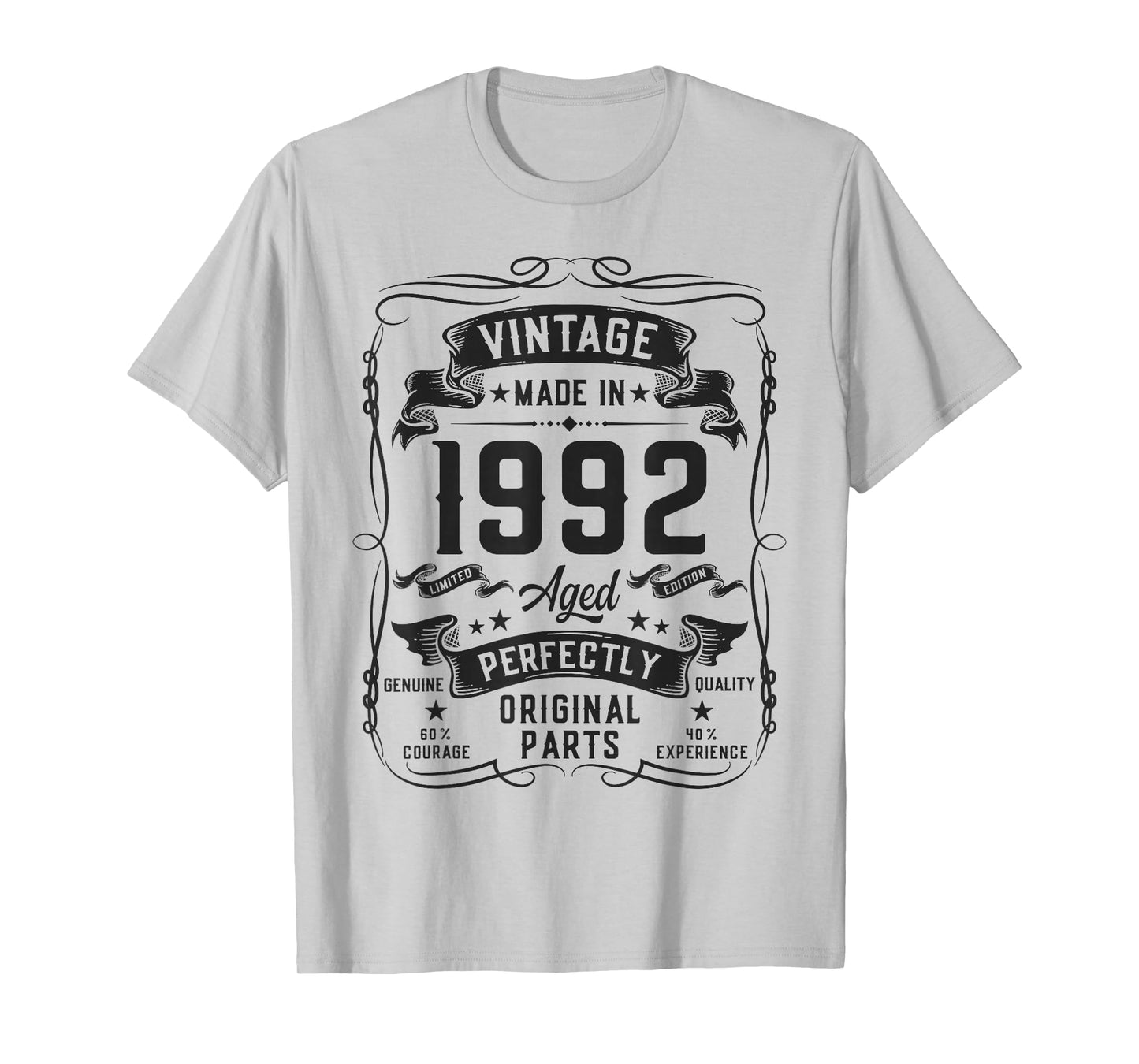 Vintage 1992 34yr 34th Birthday Gifts for Men 34 Years Old T-Shirt
