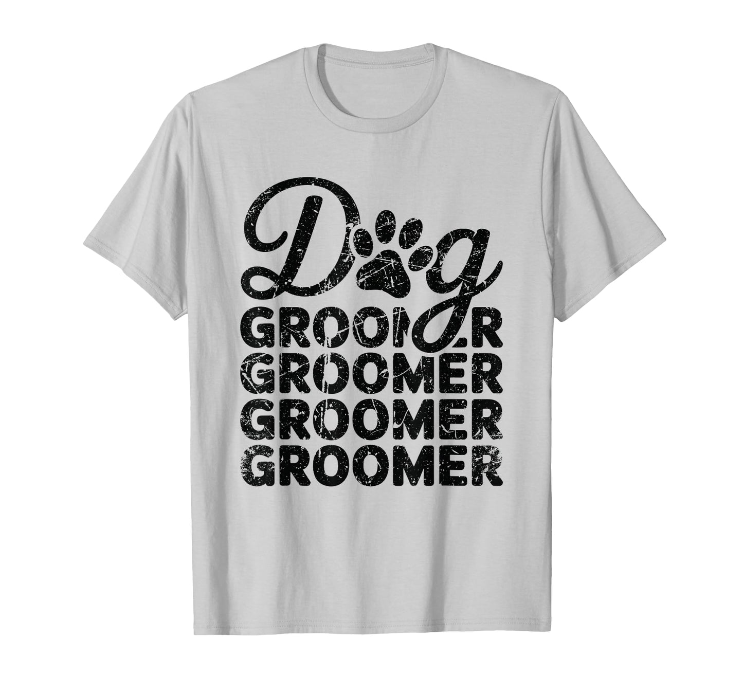 Dog Grooming Art for Men Women Pet Groomer T-Shirt