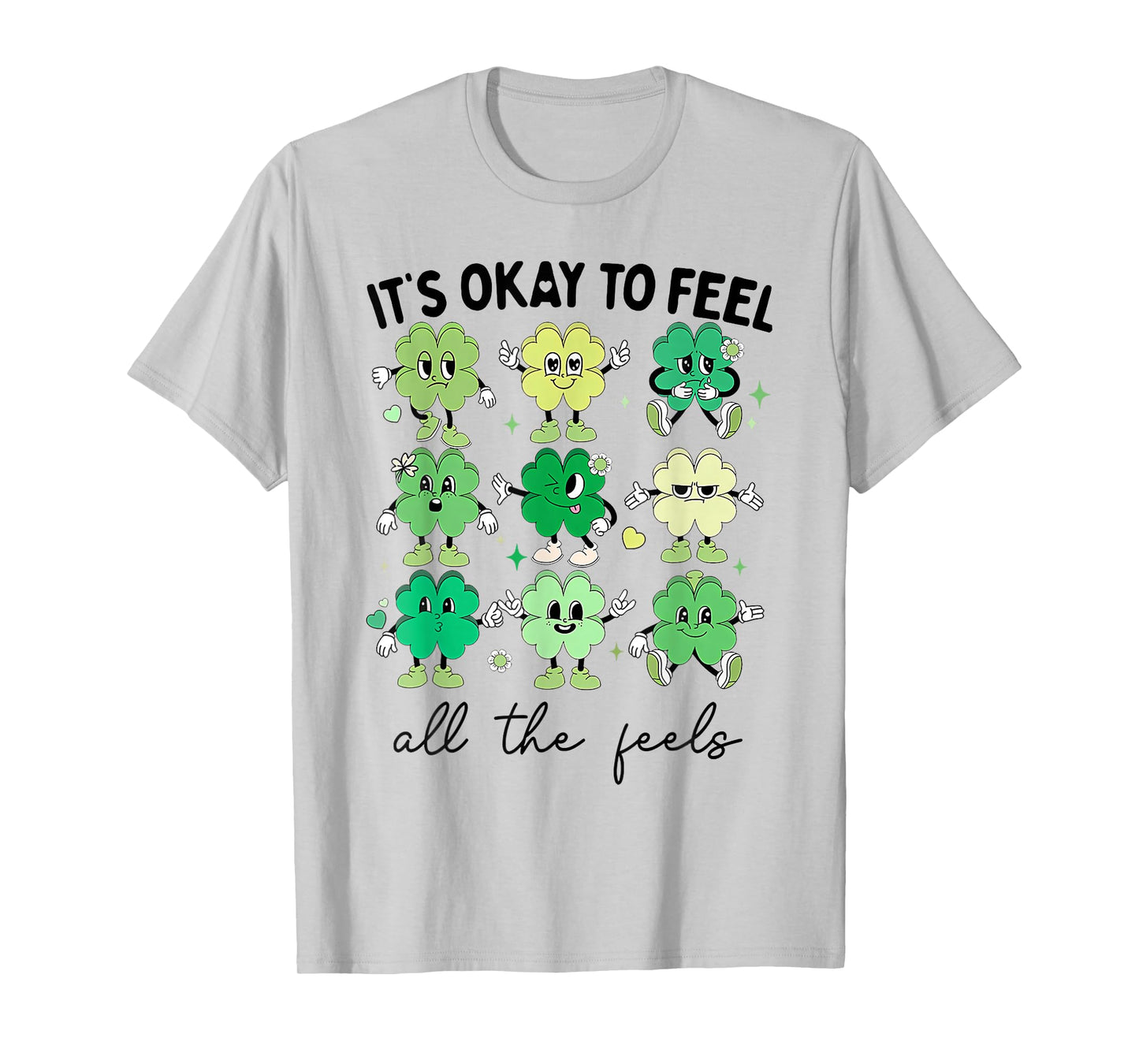 It's Okay to Feel All The Feels Sped Teacher St Patricks Day T-Shirt