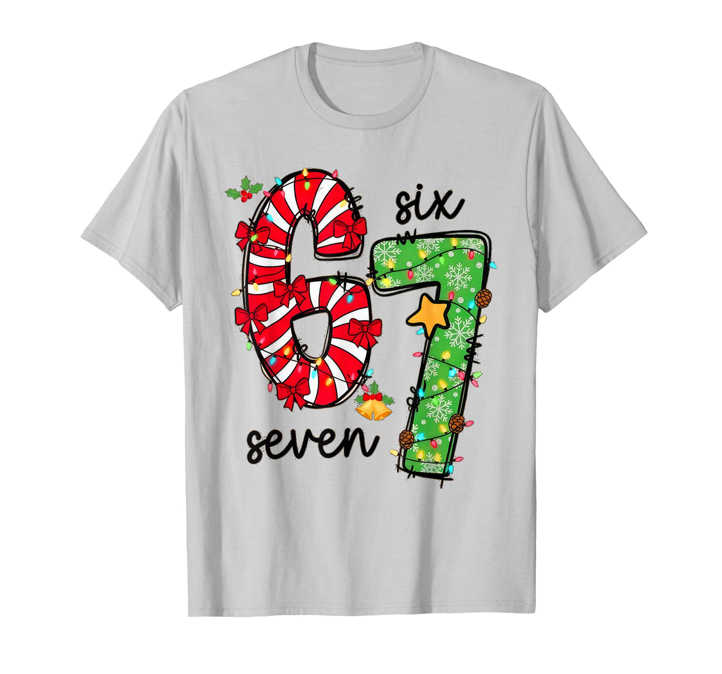 67 Meme Six Seven for Kids Women Men Boys Girls Christmas T-Shirt