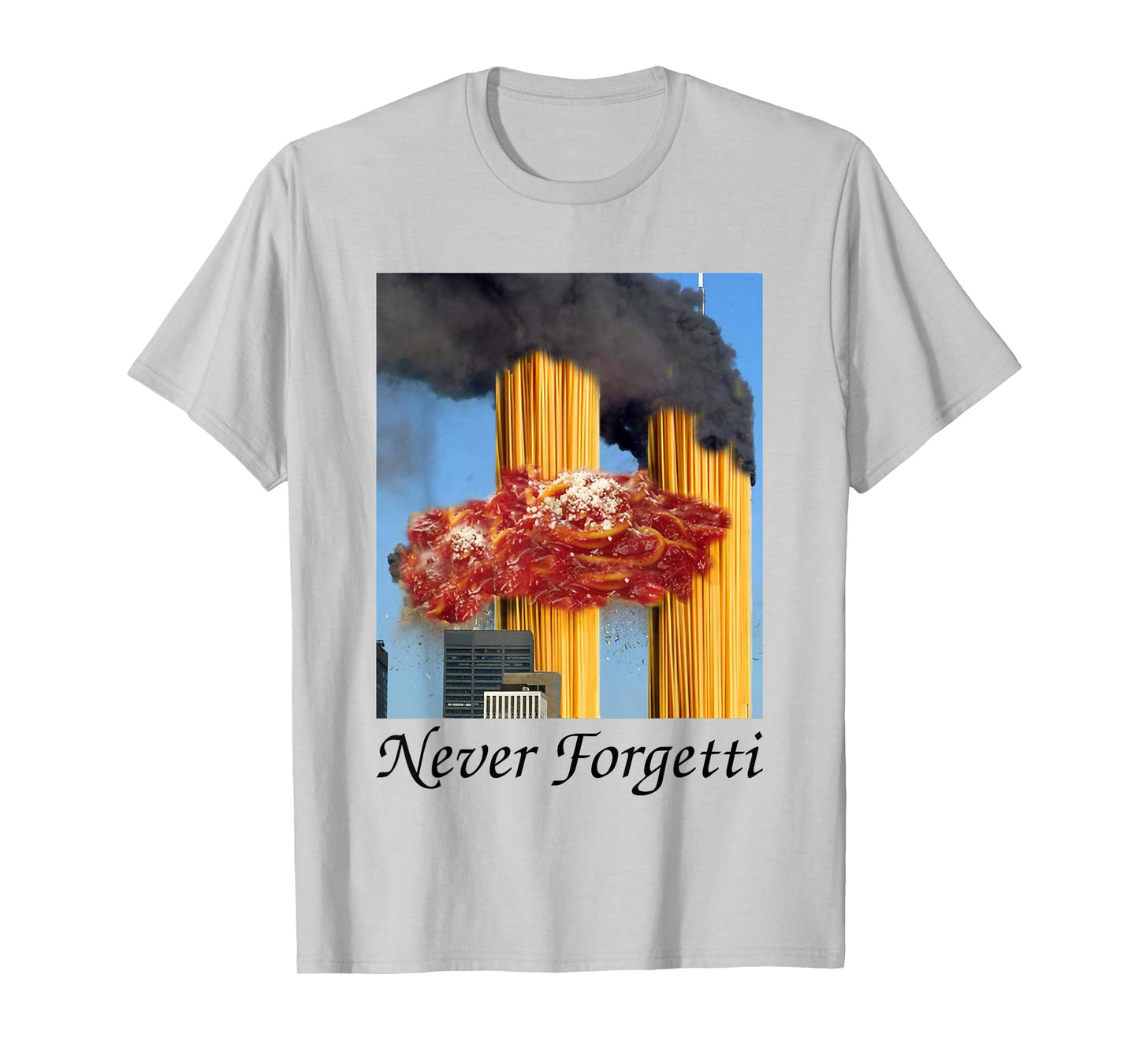 Never Forgetti Funny Spaghetti Meme T-Shirt
