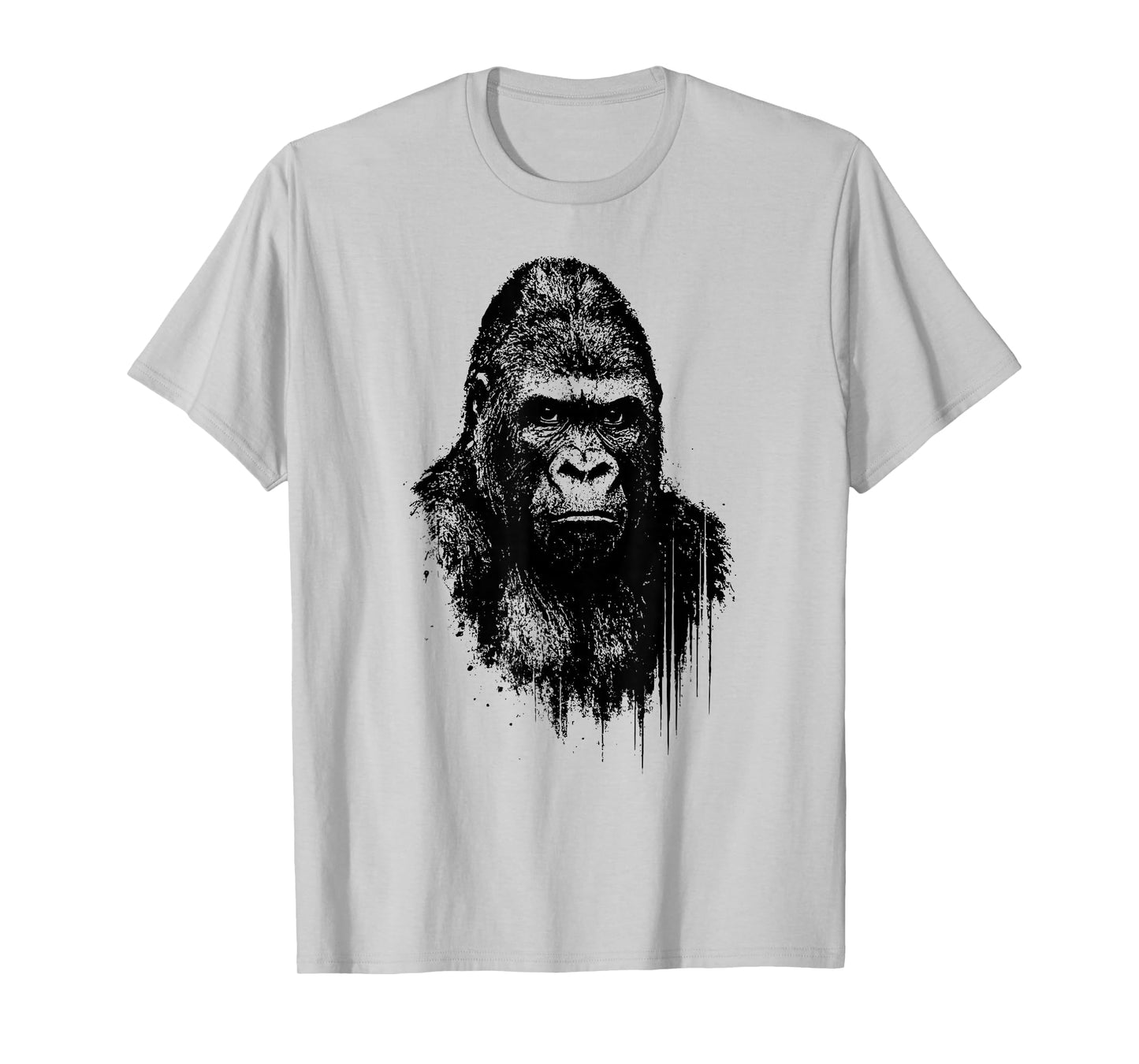 Cool Gorilla Ink Art Urban Jungle Wild Power Portrait Grunge T-Shirt