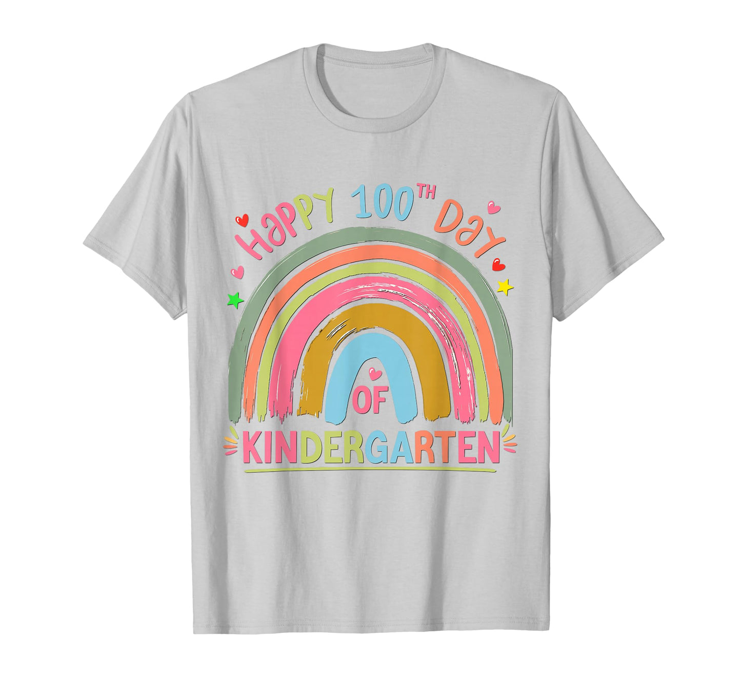 Happy 100 Days of School Teacher Girls Kids Womens T-Shirt