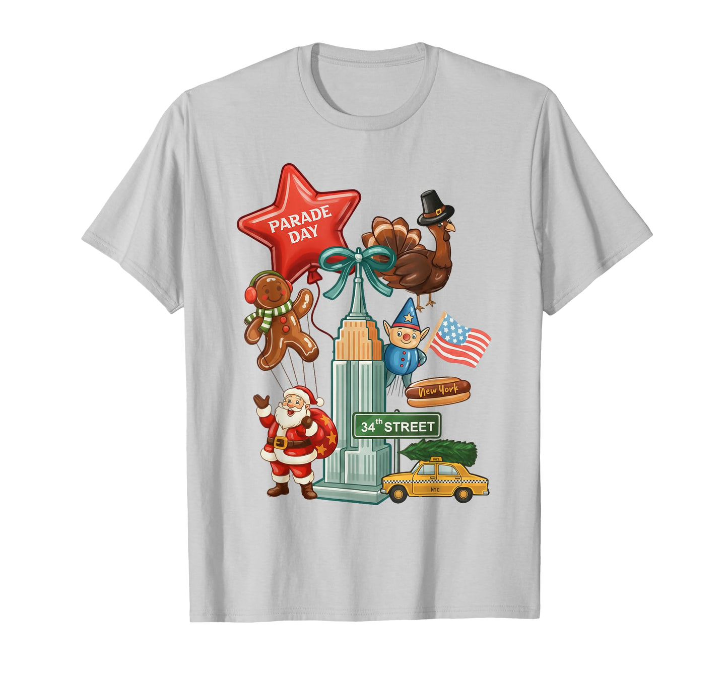 Retro Thanksgiving Day Parade New-York Men Women Teens T-Shirt