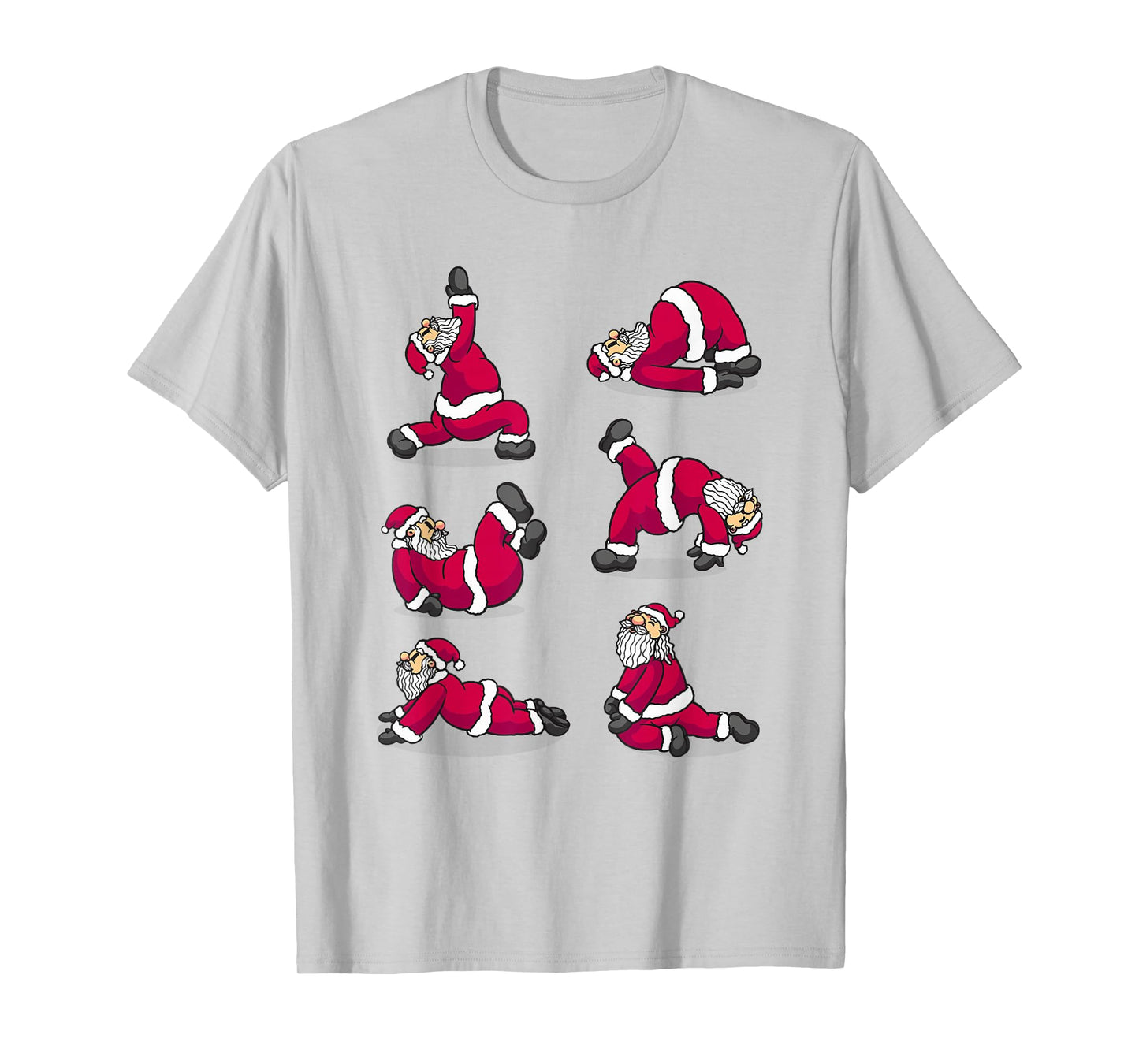 Santa Claus Practice Yoga T-Shirt