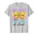 100 Days of School Girls Coquette Bow 100th Day of School T-Shirt