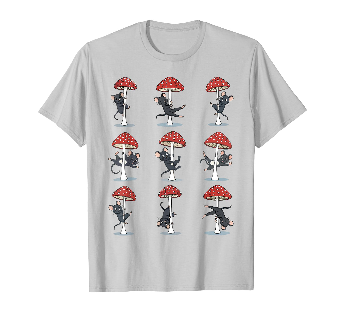 Mouse Pole Dancing Lover Mushroom Pole Dancer Funny T-Shirt