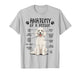 Funny Anatomy Poodle Dog Standard Poodle Owner White Poodle T-Shirt